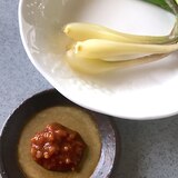 まるごとエシャレットを辛味噌で＊簡単おつまみ